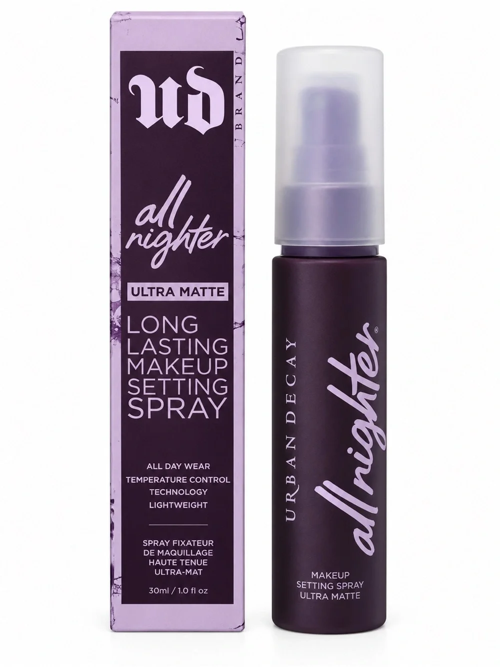 Urban Decay All Nighter Ultra Matte Setting Spray - NEW
